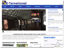 Tablet Screenshot of eternational.com